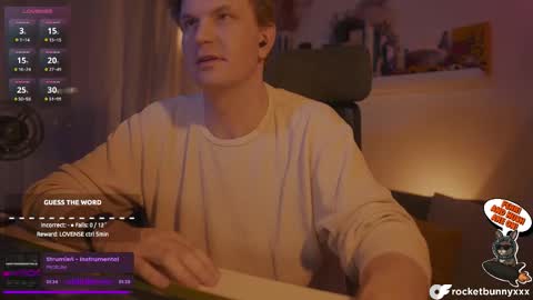 Rocket Bunny online show from February 19, 9:47 pm