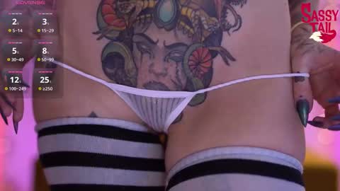 sassyxtail online show from January 14, 5:32 pm