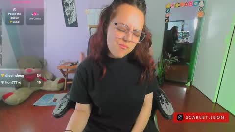 Snapshot of scarlett77_ chatting on February 18, 5:09 pm Scarletland welcome online show from February 18, 5:09 pm