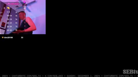 Sebastian online show from December 2, 2:46 am