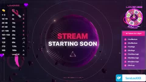 SeraLeeXXX online show from September 29, 4:39 pm