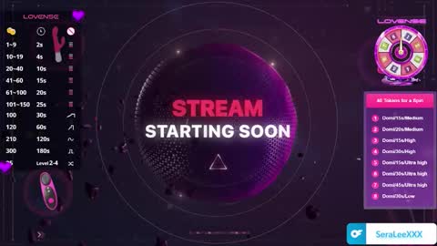 SeraLeeXXX online show from October 19, 7:40 pm