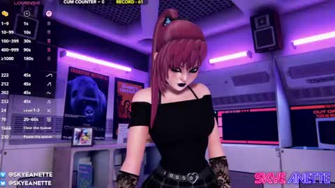 SkyeAnette online show from June 19, 1:11 am