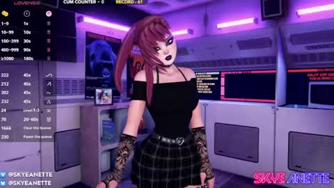 SkyeAnette online show from June 27, 1:11 am