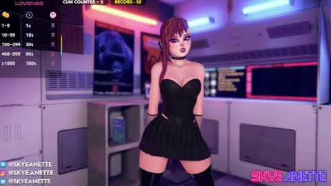 SkyeAnette online show from March 3, 2:04 am