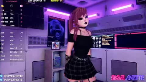 SkyeAnette online show from June 26, 1:11 am
