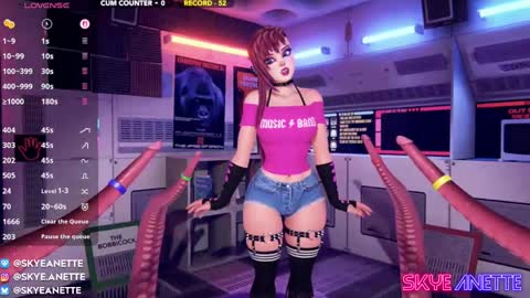 SkyeAnette online show from March 9, 2:07 am