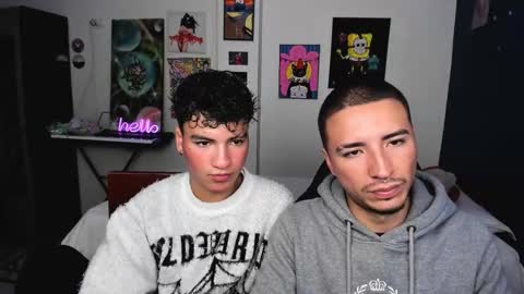 Snapshot of sweet_boys_xx chatting on October 14, 12:30 pm CristianBrayan PVT OPEN online show from October 14, 12:30 pm