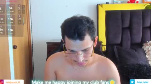 Snapshot of teddy_cowboy chatting on February 26, 6:26 pm Follow me on Twitter boys ryder and instagram teddyscoot 12 online show from February 26, 6:26 pm