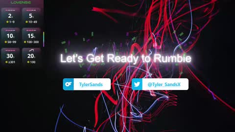 Tyler Sands online show from November 8, 1:36 pm