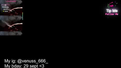   Venus  MY BDAY 29 SEPT online show from September 12, 7:38 pm