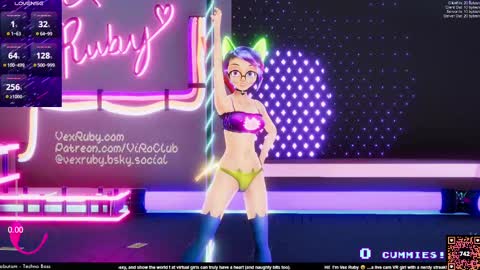 Vex Ruby online show from February 23, 1:13 am