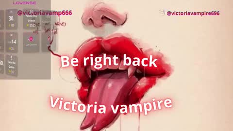 Victoria Vampire online show from December 23, 1:12 am