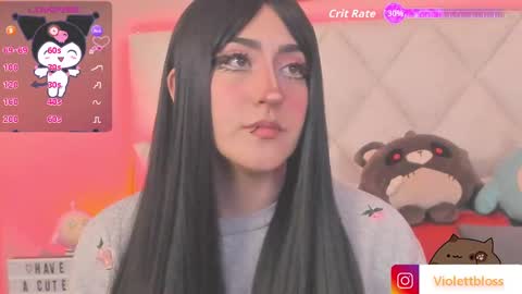 Snapshot of violettbloss chatting on October 15, 4:16 am Violeta online show from October 15, 4:16 am
