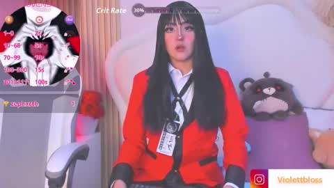 Snapshot of violettbloss chatting on September 13, 4:48 am Violeta online show from September 13, 4:48 am
