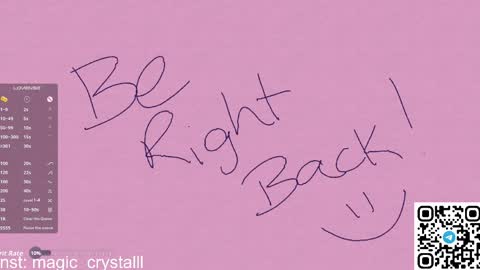 Aliceinst magic crystalll online show from April 1, 8:59 am